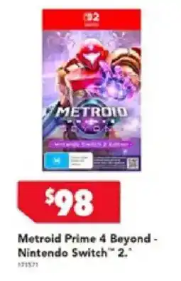 Harvey Norman Metroid Prime 4 Beyond - Nintendo Switch offer