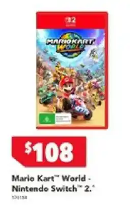 Harvey Norman Mario Kart World - Nintendo Switch offer