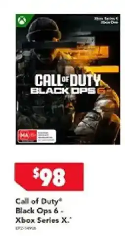 Harvey Norman Call of Duty Black Ops 6 - Xbox Series X. offer