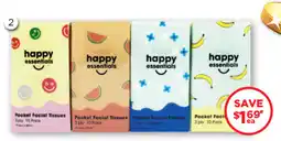 Good Price Pharmacy happy essentials Pocket Facial Tissues offer