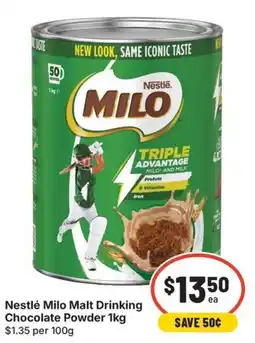 IGA Nestlé Milo Malt Drinking Chocolate Powder offer