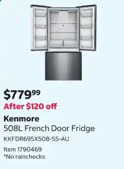 Costco Kenmore 508L French Door Fridge offer