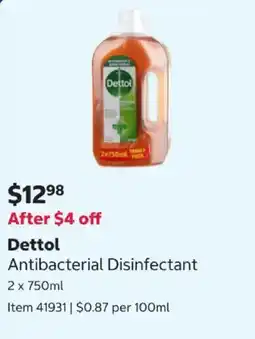 Costco Dettol Antibacterial Disinfectant offer