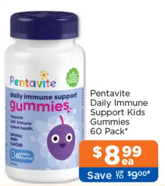 Pentavite Daily Immune Support Kids Gummies