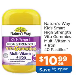 Good Price Pharmacy Nature's Way Kids Smart High Strength Vita Gummies Multi-Vitamin + Iron offer