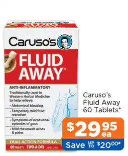 Good Price Pharmacy Caruso's Fluid Away offer