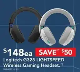 Harvey Norman Logitech G325 LIGHTSPEED Wireless Gaming Headset offer