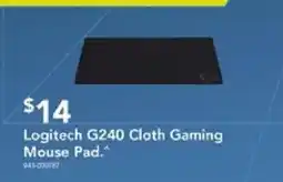 Harvey Norman Logitech G240 Cloth Gaming Mouse Pad offer