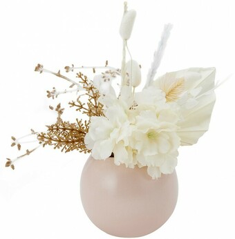 Artificial Mixed Flowers in Vase
