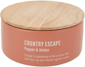 Kmart Country Escape Fragrant Candle - Large offer
