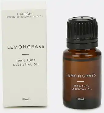 Kmart Lemongrass Pure Essential Oil 10ml offer