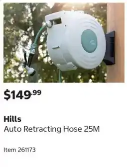 Costco Hills Auto Retracting Hose 25M offer