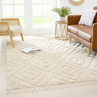Kmart Tufted Rug - Extra Large, Cream offer