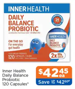 Good Price Pharmacy Inner Health Daily Balance Probiotic offer