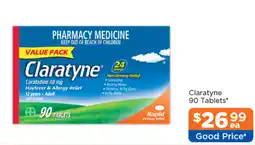 Good Price Pharmacy Claratyne 90 Tablets offer