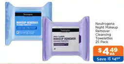 Good Price Pharmacy Neutrogena Night Makeup Remover Cleansing Towelettes offer