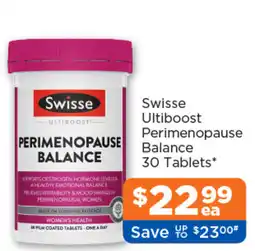 Good Price Pharmacy Swisse Ultiboost Perimenopause Balance offer