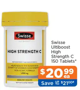 Good Price Pharmacy Swisse Ultiboot High Strength C offer