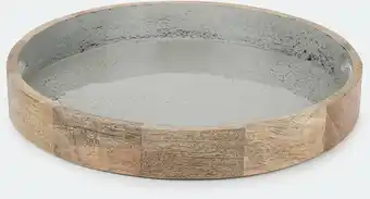 Kmart Sage Green Crackle Tray offer