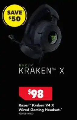 Harvey Norman Razer Kraken V4 X Wired Gaming Headset offer