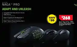 Harvey Norman Razer Naga V3 Pro MMO Wireless Gaming Mouse with Swappable Side Plates offer