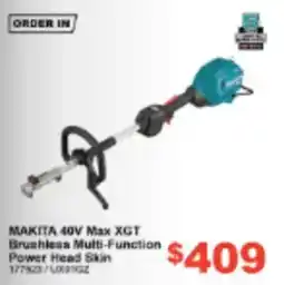 Total Tools Makita 40V Max XGT Brushless Multi-Function Power Head Skin offer