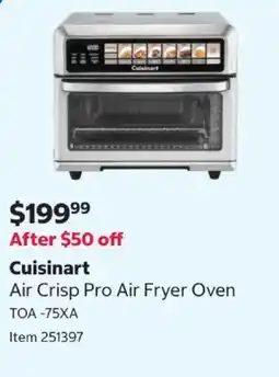 Costco Cuisinart Air Crisp Pro Air Fryer Oven offer