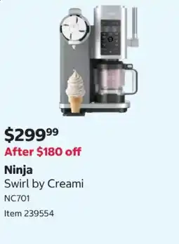 Costco Ninja Swirl by Creami offer