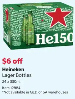 Costco Heineken Lager Bottles offer