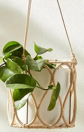 Kmart Woven Hanging Planter offer