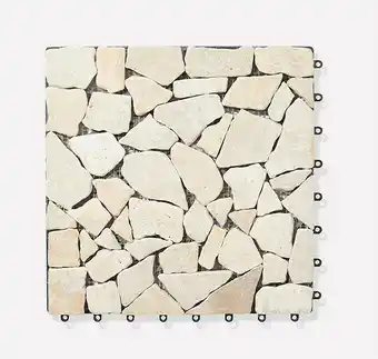 Kmart 4 Pack Light Stone Decking Tiles offer