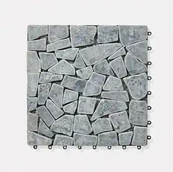 Kmart 4 Pack Grey Stone Decking Tiles offer