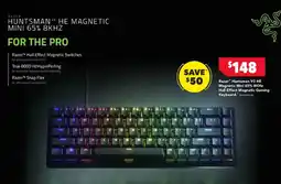 Harvey Norman Razer Huntsman V3 HE Magnetic Mini 65% 8KHz offer
