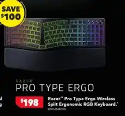 Harvey Norman Razer Pro Type Ergo offer