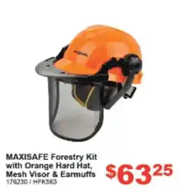 Total Tools Maxisafe Forestry Kit with Orange Hard Hat, Mesh Visor & Earmuffs offer