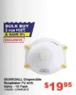 Total Tools Guardall Disposable Respirator P2 with Valve offer