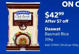 Costco Daawat Basmati Rice offer