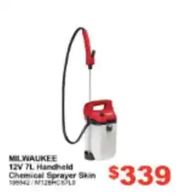 Total Tools Milwaukee 12V 7L Handheld Chemical Sprayer Skin offer