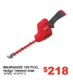 Total Tools Milwaukee 12V Fuel Hedge Trimmer Skin offer