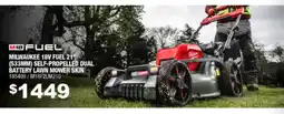 Total Tools Milwaukee 18V Fuel 21" Self-Propelled Dual Battery Lawn Mower Skin offer