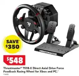 Harvey Norman Thrustmaster T598-X Direct Axial Drive Force Feedback Racing Wheel for Xbox and PC offer