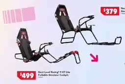 Harvey Norman Next Level Racing F-GT Lite Foldable Simulator Cockpit offer