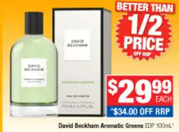 Direct Chemist Outlet David Beckham Aromatic Greens EDP offer
