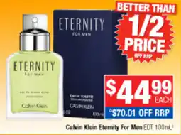 Direct Chemist Outlet Calvin Klein Eternity For Men EDT offer