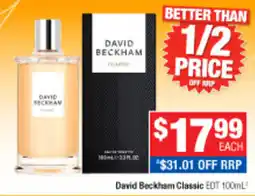 Direct Chemist Outlet David Beckham Classic EDT offer