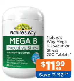 Good Price Pharmacy Nature's Way Mega B Executive Stress offer