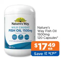 Good Price Pharmacy Nature's Way Wild Caught Fish Oil 1500mg offer