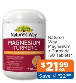 Good Price Pharmacy Nature's Way Magnesium + Turmeric offer
