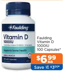 Good Price Pharmacy Faulding Vitamin D 1000IU offer