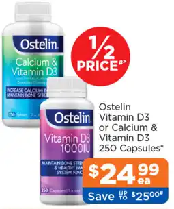 Good Price Pharmacy Ostelin Vitamin D3 or Calcium & Vitamin D3 offer